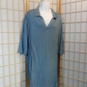 NWT Kenneth Cole 2XT Linen Blend Polo